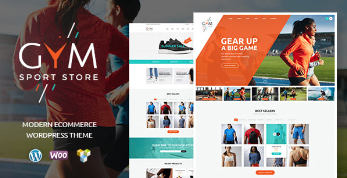GYM | Sports Clothing & Equipment Store WordPress Theme