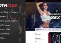 GymClub - Gym & Fitness WordPress Theme
