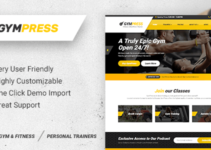 GymPress - WordPress theme for Fitness and Personal Trainers