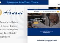 Hanani | Jewish Community & Synagogue WordPress Theme