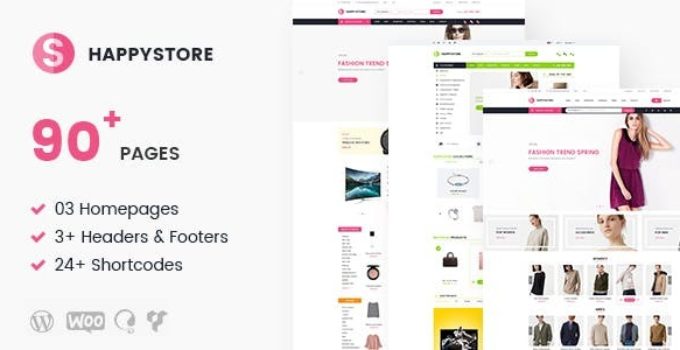 HappyStore | Multi-Purpose Responsive Ecommerce WordPress Theme