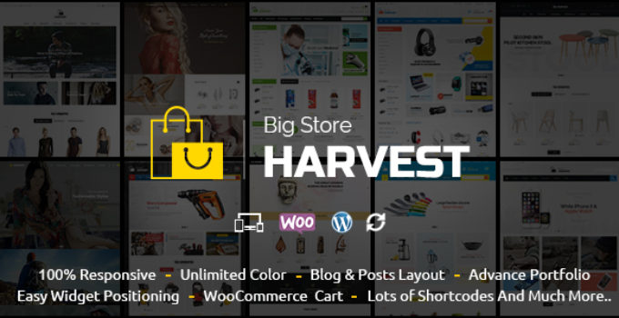 Harvest - Multipurpose WooCommerce Theme