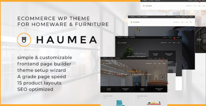 Haumea - E-commerce WP Theme for Homeware and Furniture