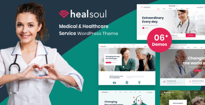 HealthCare Healsoul - Medical Care, Home Healthcare Service WP Theme