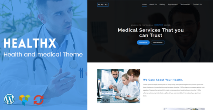 HealthX - Health and Medical Theme