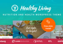 Healthy Living - Nutrition, Weight Loss and Wellness WordPress Theme