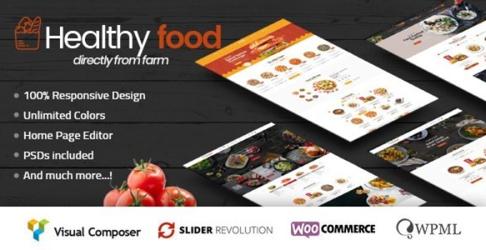 HealthyFood - Multipurpose WooCommerce Theme (RTL Supported)