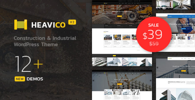 Heavico - Construction & Industrial WordPress Theme
