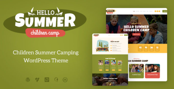 Hello Summer | A Children's Camp WordPress Theme