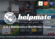 Helpmate - 6 in 1 Maintenance WordPress Theme