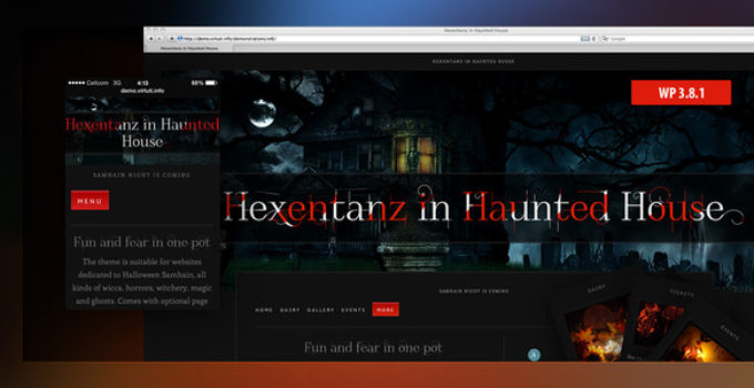 Hexentanz–Horror Halloween Events Spooky WP Theme