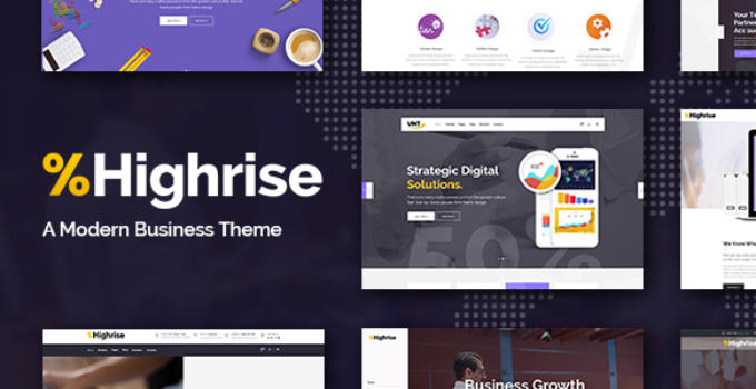 Highrise - Business, Corporation and Consulting Company Theme