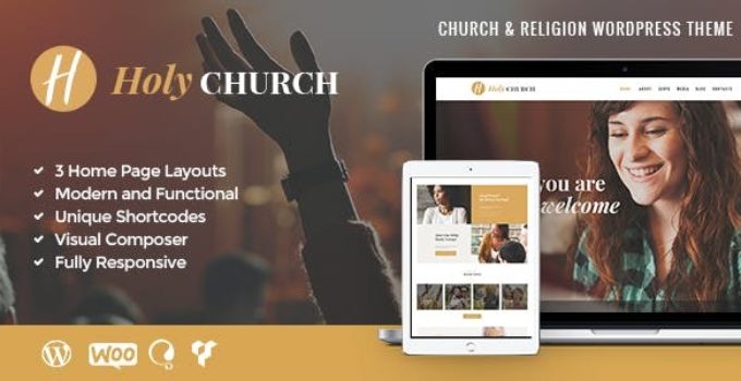 Holy Church | Religion & Nonprofit WordPress Theme