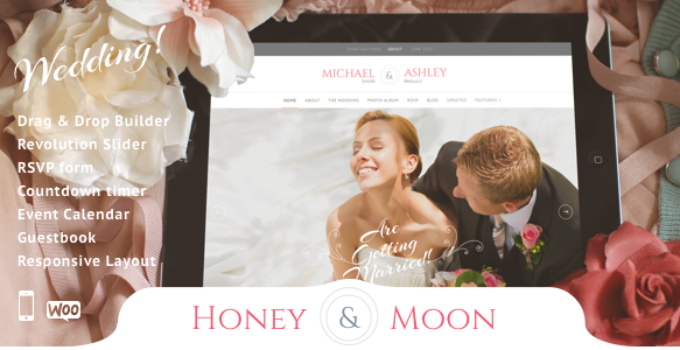 Honeymoon - Wedding & Wedding planner WordPress