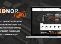 Honor | Shooting Club & Weapon Store WordPress Theme