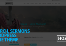 Hopes - Church & Multi-Purpose WordPress Theme