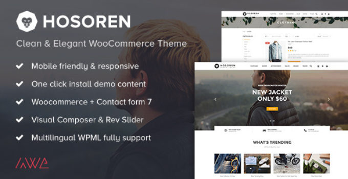Hosoren - Clean & Elegant WooCommerce Theme