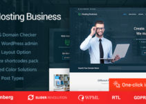 Hosting Business - Technology, Software and Hosting WordPress Theme