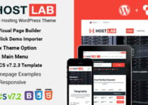 HostLab - Responsive Hosting Service With WHMCS WordPress Theme