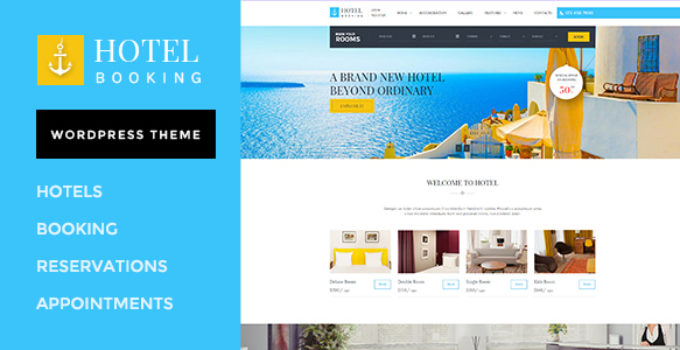 Hotel Booking - Wordpress Theme for Hotels
