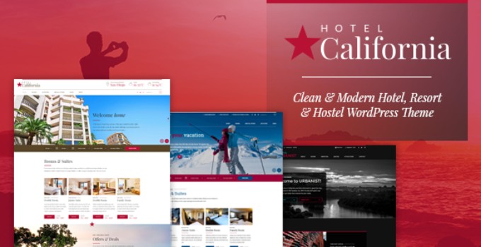 Hotel & Hostel Wordpress Theme - Hotel California