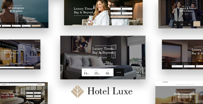 Hotel Luxe - Hotel WordPress Theme for Hotel Booking