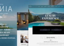 Hotel XΕΝΙΑ - Resort & Booking WordPress Theme
