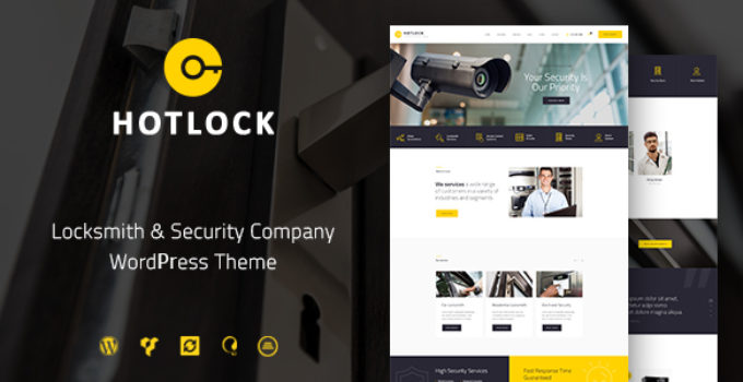 HotLock | Locksmith & Security Systems WordPress Theme