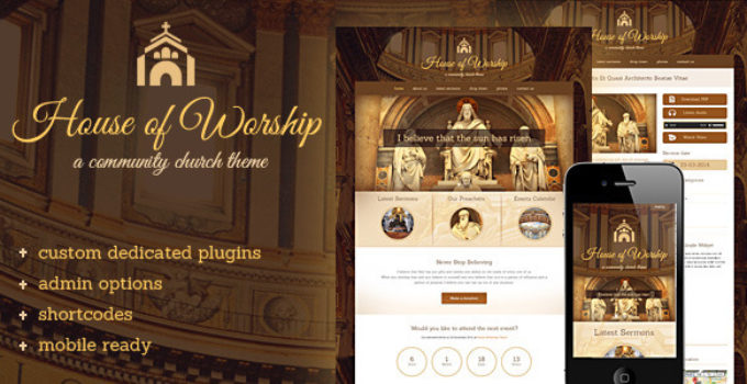 House Of Worship - Church Wordpress Theme