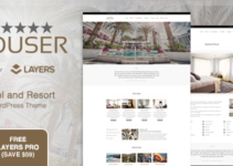 Houser | Hotel and Resort Layers WordPress Theme