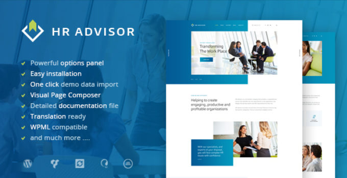 HR Advisor | Human Resources & Business Consulting WordPress Theme