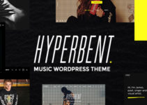 Hyperbent - A Modern Music WordPress Theme