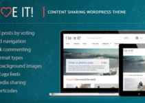 I Love It! - Content Sharing WordPress Theme