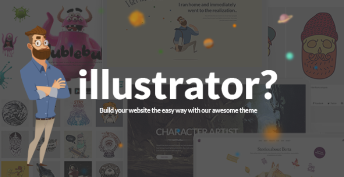 Illustrator - Illustrator, Designer and Artist Portfolio Theme