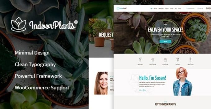 Indoor Plants | Houseplants store & Gardening WordPress Theme