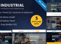 Industrial - Industry and Engineering WordPress Theme