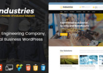 Industries - Factory, Engineering Company, Industrial Business WordPress Theme
