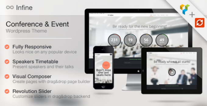 Infine - OnePage Conference & Event WP Theme