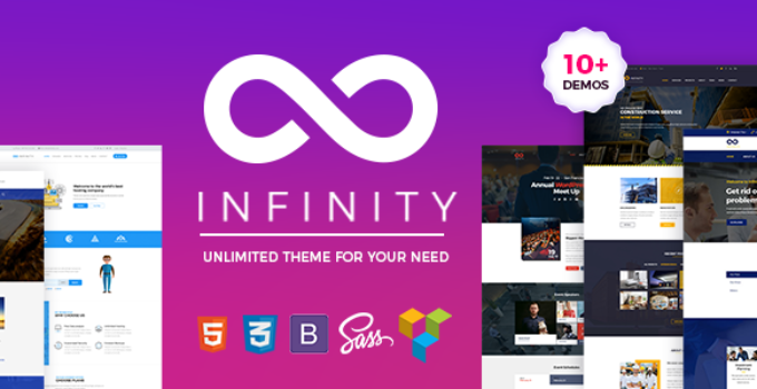 Infinity - One Page WordPress