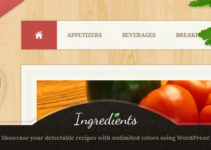 Ingredients - A Fresh Recipe WordPress Theme