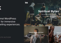 Ink — A WordPress Blogging theme to tell Stories