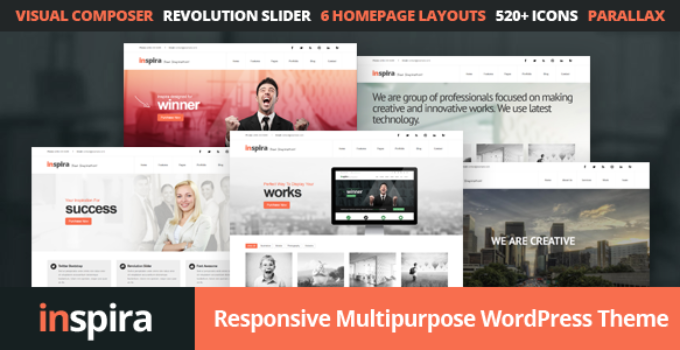 Inspira - Responsive Multipurpose WordPress Theme