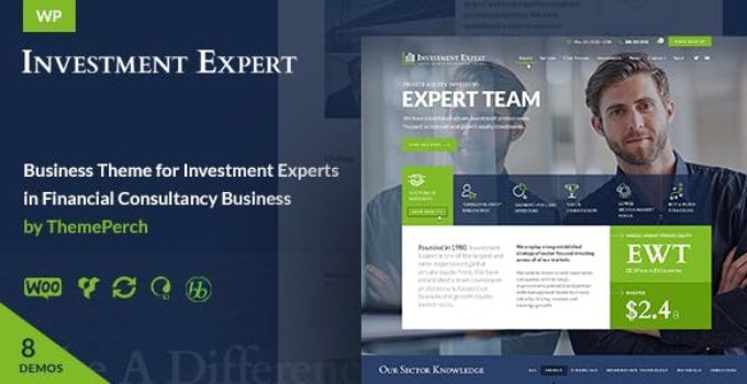 Investment Expert - Business Theme for Investment Experts in Financial Consultancy + RTL