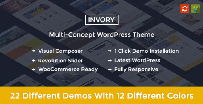 Invory - Pool, Cleaning, Laundry, Construction, Travel WordPress Theme