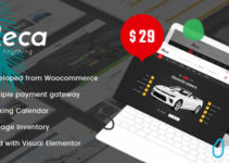 Ireca - Car Rental Boat, Bike, Vehicle, Calendar WordPress Theme