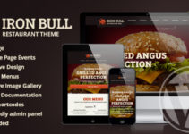 Iron Bull Restaurant Wordpress Theme