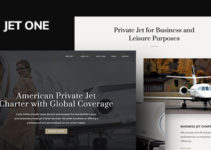 Jet One - Private Airline WordPress Theme