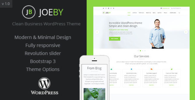 JoeBy Clean Business WordPress Theme