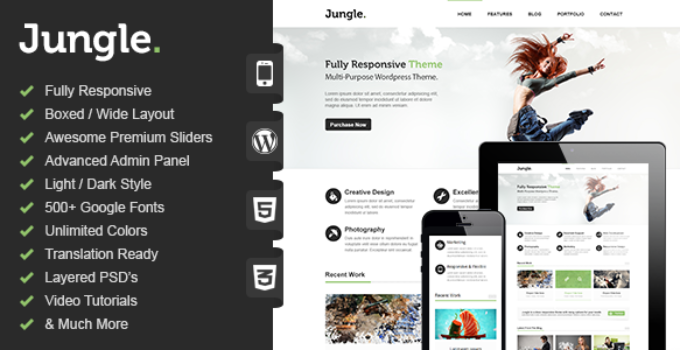 Jungle - Responsive Multi-Purpose WordPress Theme