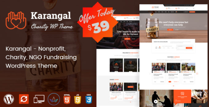 Karangal - Nonprofit, Charity, NGO Fundraising WordPress Theme